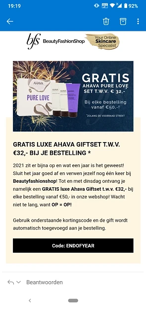 GRATIS luxe Ahava Giftset t.w.v. €32 bij elke...