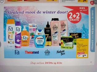 Di 2+2 fa, theramed, gliss kur, nature box va...