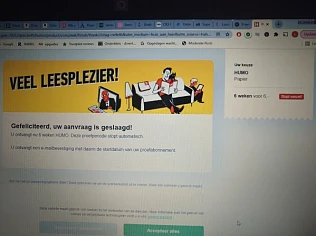 Heb mij ingeschreven voor 6 weken Humo aan 6€...
