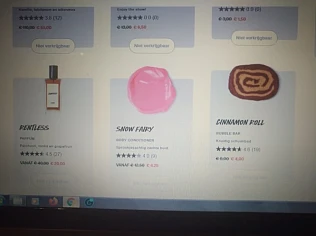 -50% op selectie producten v Lush zolang de v...