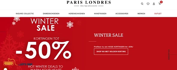 Solden bij Paris Londres: tot 50% korting op...