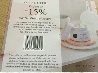 Rituals -15% op sakura reeks
