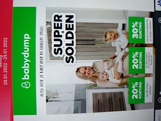 Babydump 20% korting op alle difrax artikelen...