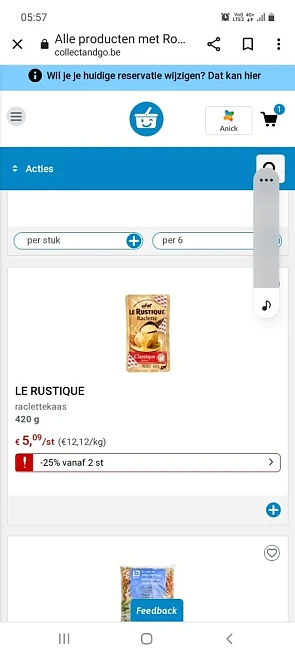 Colruyt en collect and go 12/1-25/1 -25% hoev...
