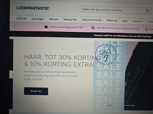 -30% + 10% extra korting op merken oa L'Oréal...