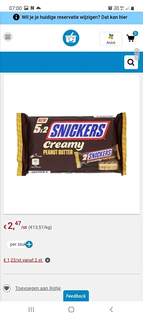 Delhaize maltesers bonbons en snickers creamy...
