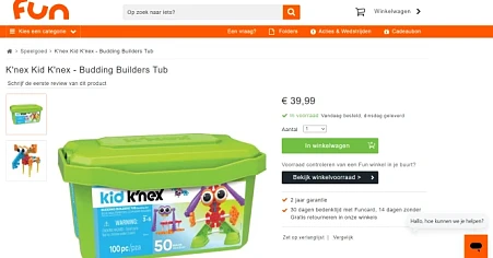 donderdagdeal bij lobbes.nl: Kid K'Nex Buddin...