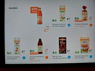 Albert Heijn zonnatura 30% korting o.a. hazel...