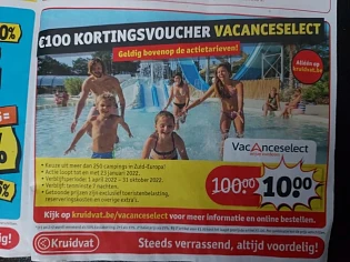 Kruidvat €100 kortingsvoucher vacanceselect v...