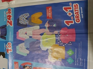 Carrefour 1+1 tex set van 2 t-shirts of broek...