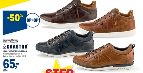 Bij Makro 12/01 tem 25/01: Gaastra Lederen he...