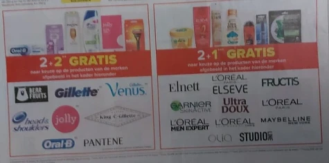 Carrefour 2+2 naar keuze op de producten van...