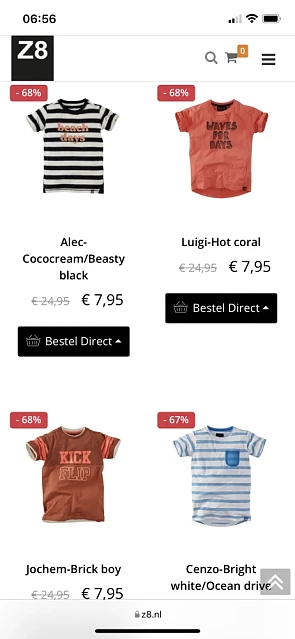 Voor Z8 - liefhebbers vanaf vandaag. Mooie ex...