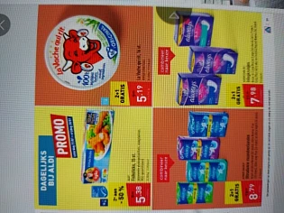 Aldi 2+1 la vache qui rit, 2+1 always ultra m...