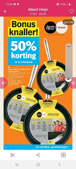 Albert heijn vanaf 17/1 -50% jamie oliver bij...