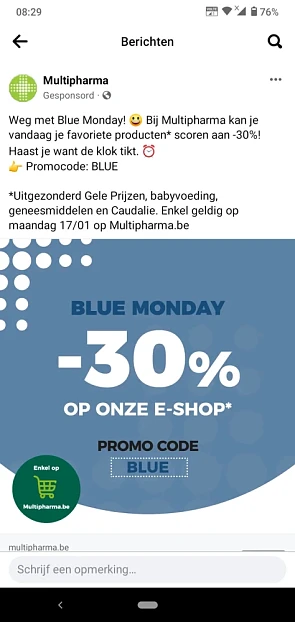 Bij Multipharma kan je vandaag je favoriete p...