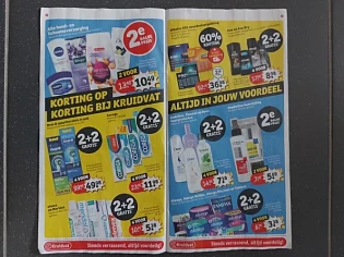 Kruidvat volgende week 2+2 alle hand- en lich...