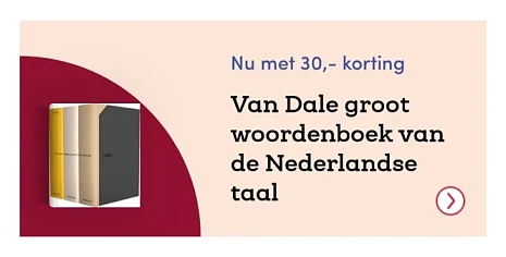 Bookspot.be €30 korting op Van Dale groot wo...