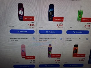 Carrefour vanaf vandaag -50% bav 4 fa, gliss...