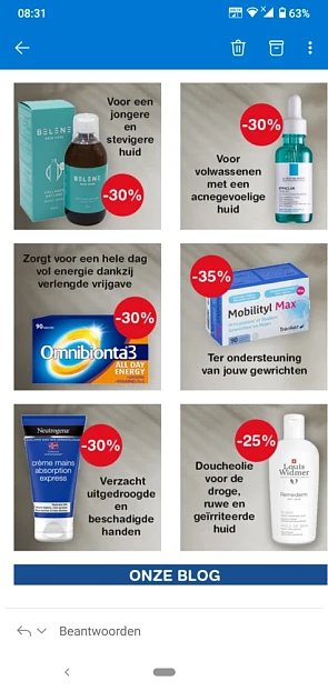 Bij farmaline.be is er tot tem 28/01 35% kort...