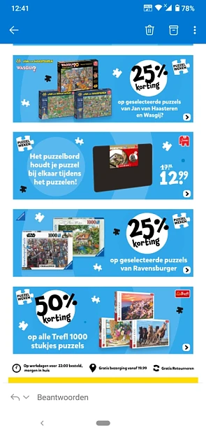 Puzzelweken Bij intertoys.nl: 25% korting op...