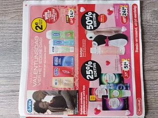 Kruidvat 2de halve prijs durex, 25% korting o...