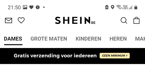 Gratis verzending SHEIN Geen minimumaankoopbe...
