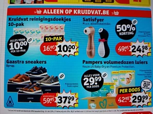 Alleen op kruidvat.be kruidvat reinigingsdoek...
