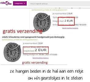 vidaxl 2 x handtas a 2€/st https://nl.vidaxl....