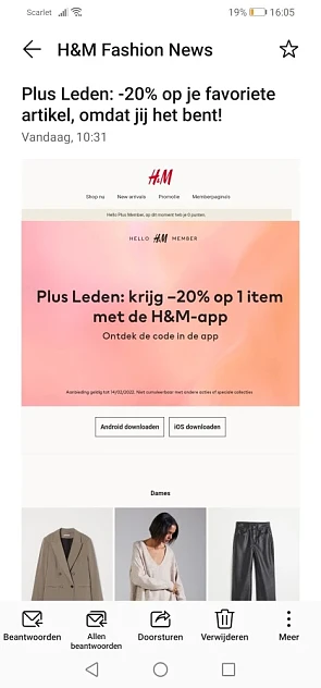 Tot 14 februari 20% korting voor Plus leden b...