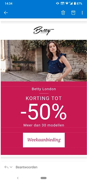 Bij spartoo.be tot 50% korting op Tom Tailor,...