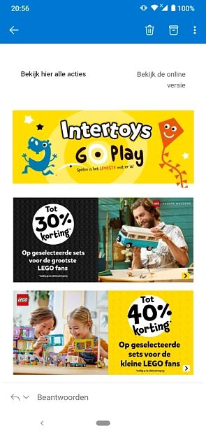 Bij intertoys.nl tot -30% op een selectie voo...