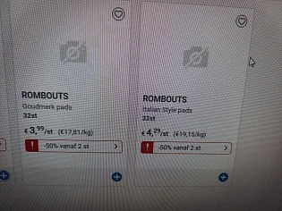 Collect and go en colruyt 23/2- 1/3 rombouts...