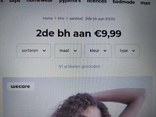 2de bh aan €9,99 euro in plaats van €14.95 /...