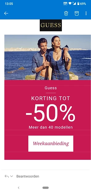 Bij spartoo.be tem 27/02 Tot 50% korting op S...
