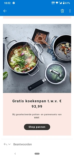Gratis koekenpan bij fonq t.w.v. € 93,99 Bij...