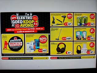 Kruidvat elektro goedkoop avond alleen woe 2...