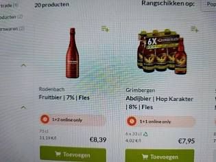 delhaize.be online only 1+2 rodenbach fruitbi...