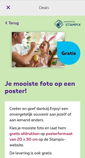 Proximusklanten kunnen weer een poster met hu...