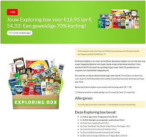 De Exploring box is terug op MyShopi 😍 Voor...