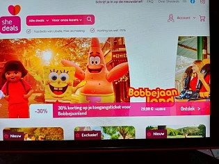 shedeals.be 30% korting op je toegangsticket...