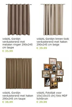 10% extra korting op decoratie, salontafels e...
