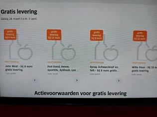 Albert Heijn gratis levering volgende week me...