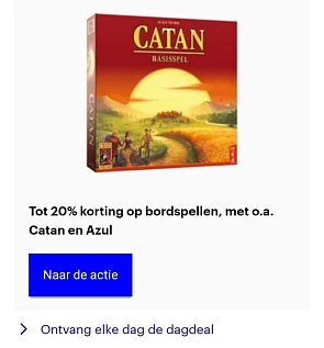 Bol.com dagdeal tot 20% korting op bordspelle...