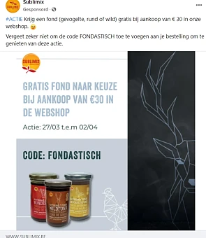 Krijg een fond naar keuze (gevogelte, rund of...