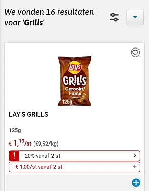 Collect&go lay's grills vanaf 2 stuks slechts...