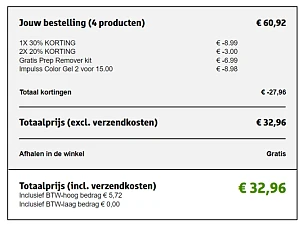 Deze avond bij kruidvat = koopavond Impuls ge...