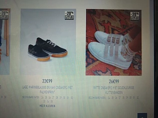 -20% op kindersneakers v Kickers, New balance...