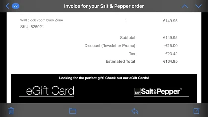 Voor Salt&pepper liefhebbers, -10% korting bi...