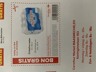 Bij Carrefour Maasmechelen van 18-4 t/m 24-4...